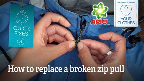 replacing a broken zipper